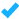 Blue checkmark